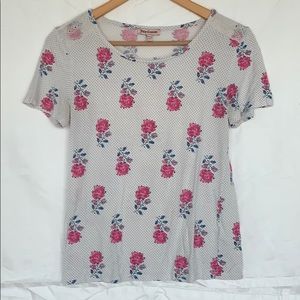 Juicy Couture floral jersey cozy tee
